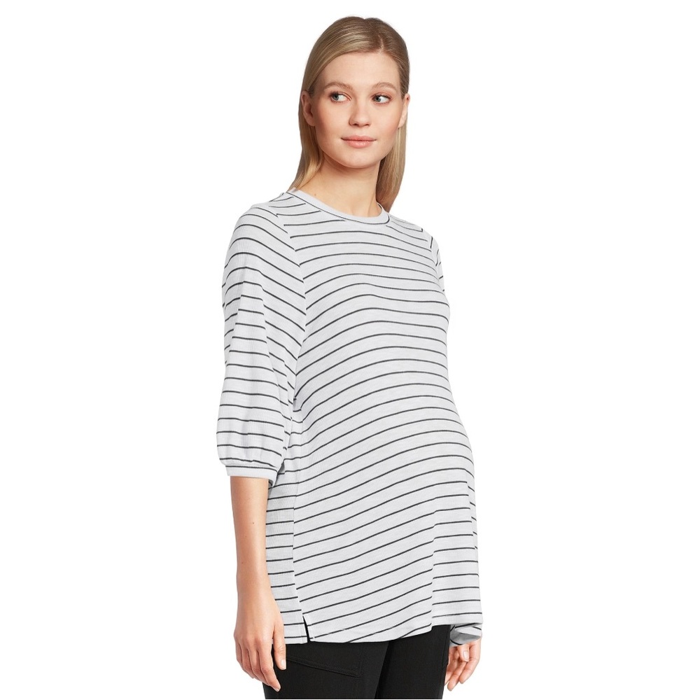 Time and Tru Women's Maternity Balloon Sleeve Top